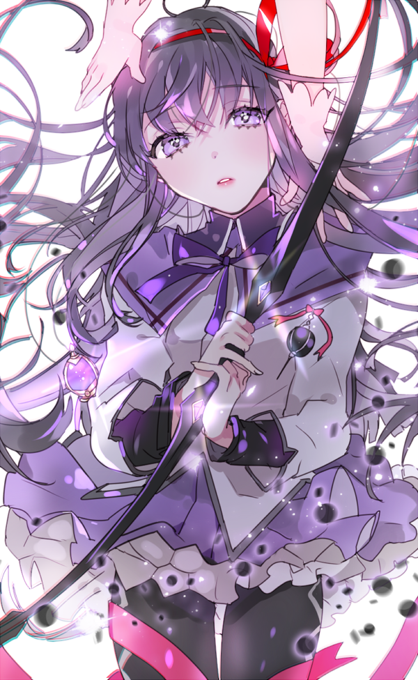 akemi homura, kaname madoka, and ultimate madoka (mahou shoujo madoka magica and 1 more) drawn by piyo_(ppotatto)