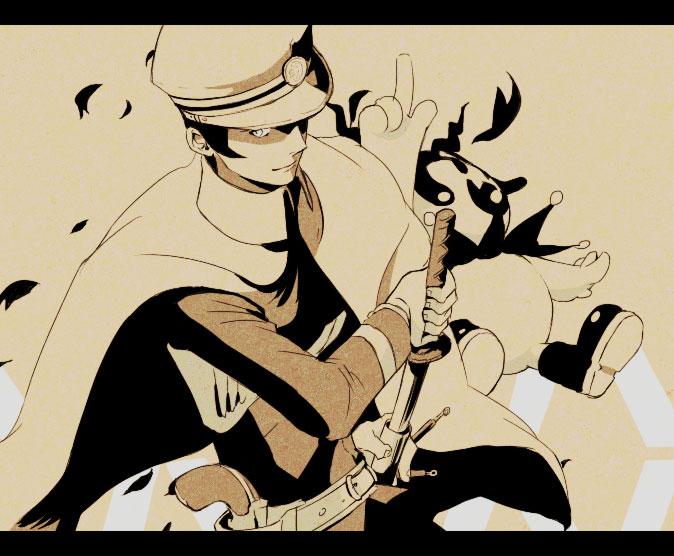 jack frost and kuzunoha raidou (devil summoner and 1 more) drawn by kyuusugi_toku