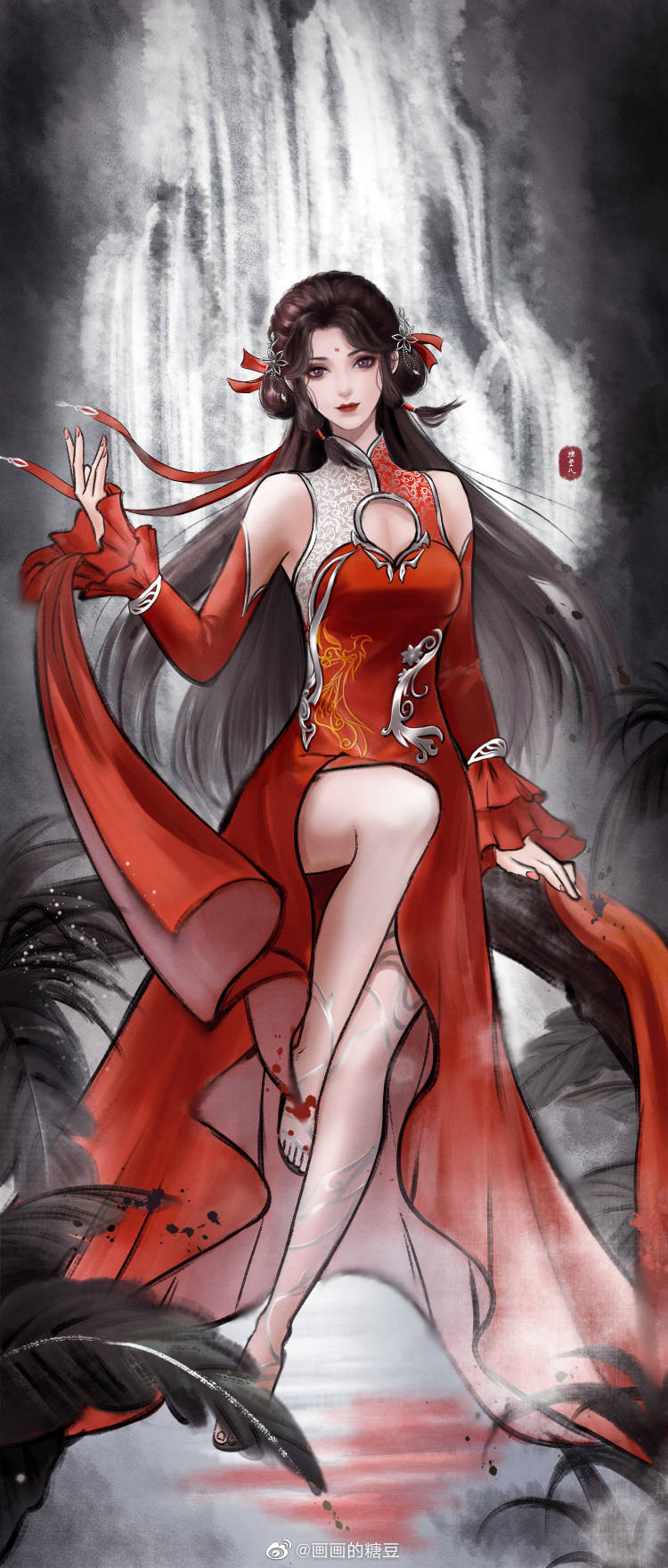 huo linger (wanmei shijie) drawn by huahua_de_tang_dou