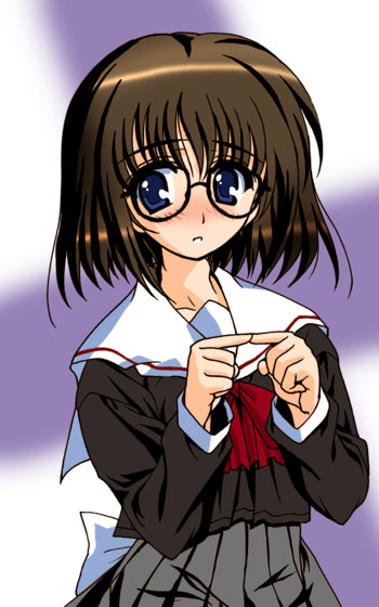 kurihara touko (tenshi no inai 12-gatsu) drawn by masutaauu