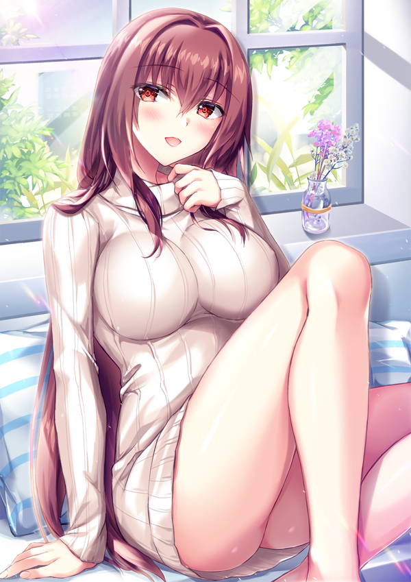 scathach (fate and 1 more) drawn by fukase_ayaka