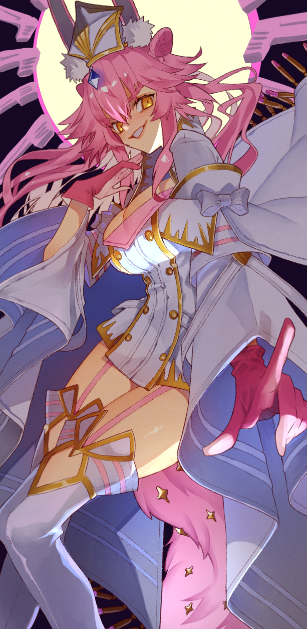 tamamo and koyanskaya (fate and 1 more) drawn by kujiraoka
