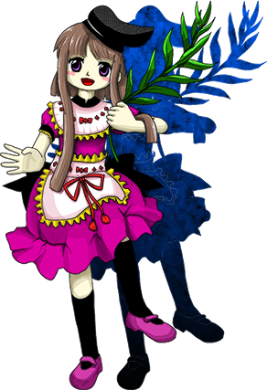 nishida satono (touhou and 1 more) drawn by zun_(artist)
