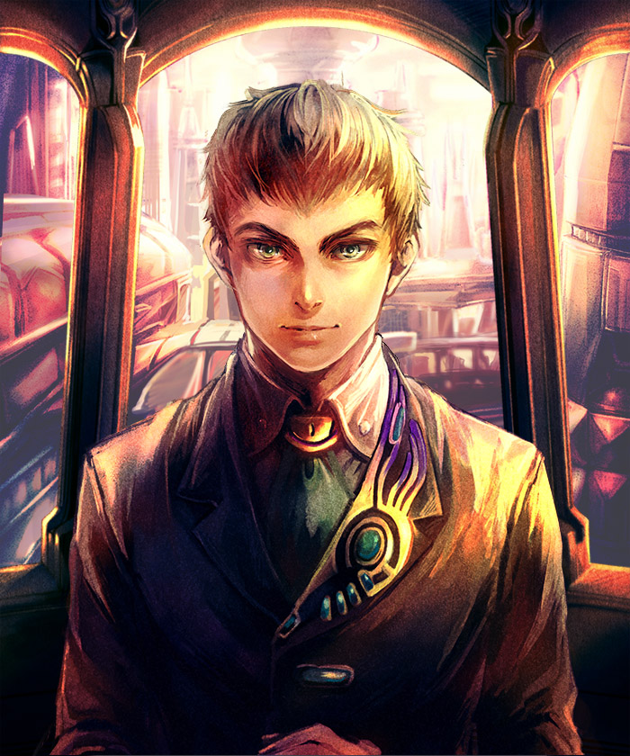 gaignun kukai (xenosaga and 2 more) drawn by bomssp
