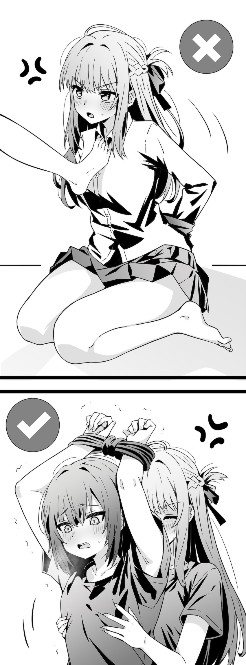 miyagi shiori and sendai hazuki (shuuniichido classmate wo kau hanashi) drawn by lwmina70119