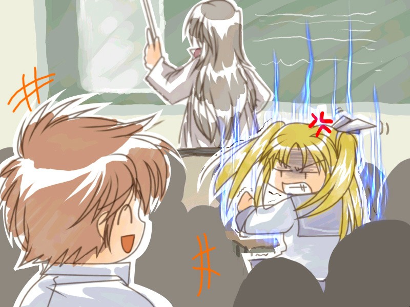 touma hikaru, kurashima nagisa, and tachibana ayaka (izumo) drawn by yamamoto_kazue