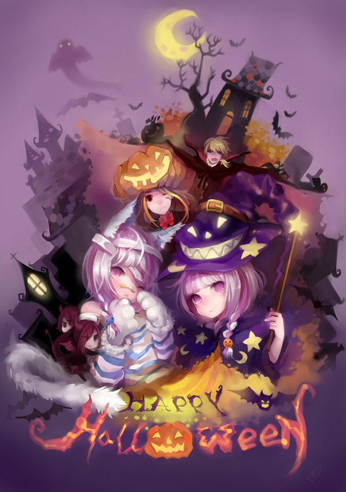 artemisia, eleuseus, mu, phi, and leontius (sound horizon and 1 more) drawn by shell_(shell518)