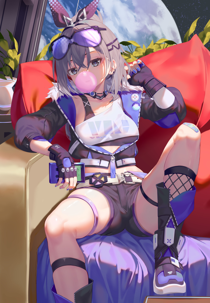 silver wolf (honkai and 1 more) drawn by aoi_(buzhuen444)