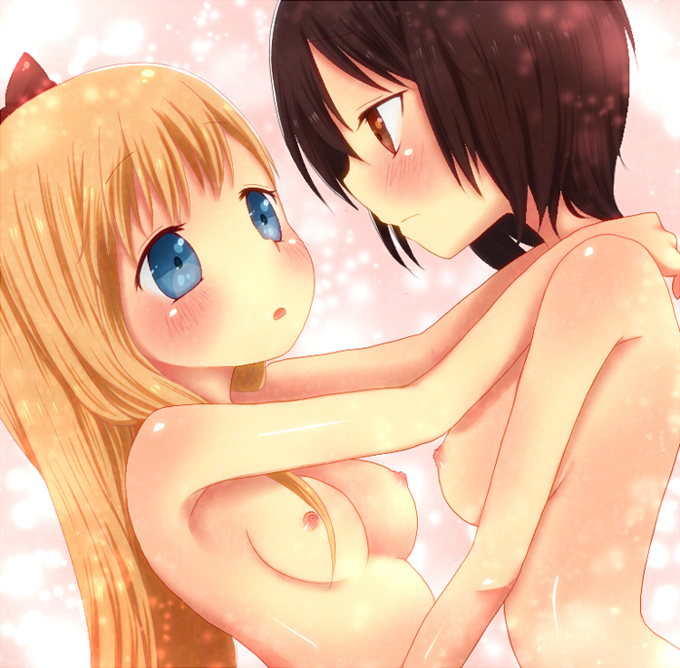 toshinou kyouko and funami yui (yuruyuri) drawn by sa_ioio