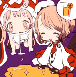 pechika and cherna mouse (mahou shoujo ikusei keikaku and 1 more) drawn by maruino