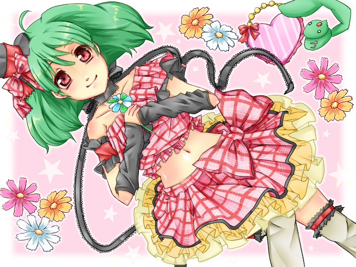ranka lee and ai-kun (macross and 2 more) drawn by sakura_ran
