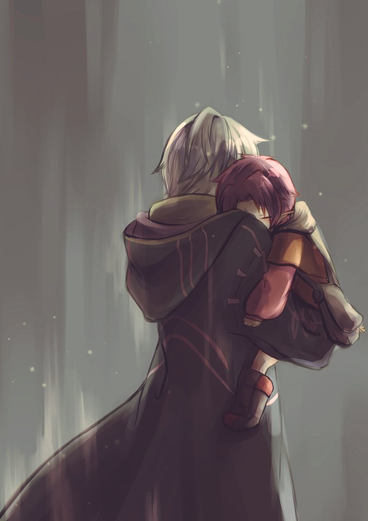 male robin and fae (fire emblem and 3 more) drawn by dango_2go