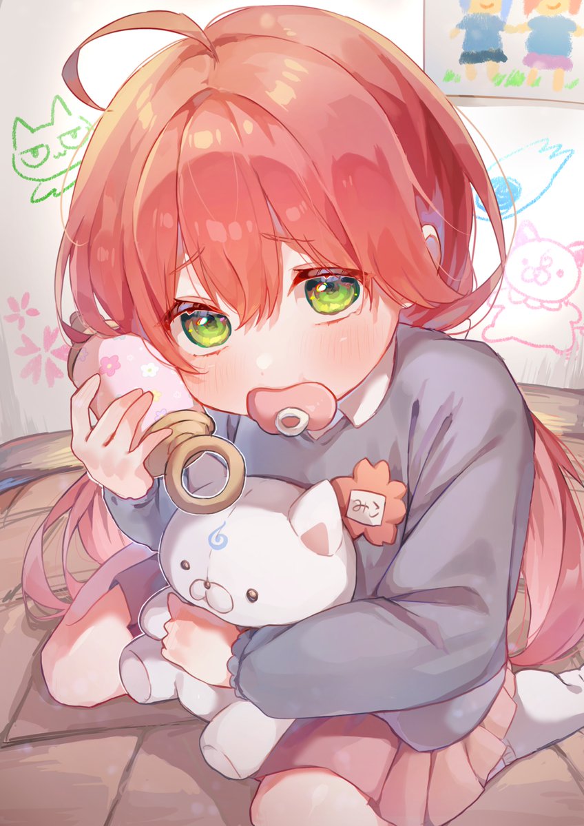 sakura miko, 35p, and takoyaki (hololive) drawn by nori3535_wakam