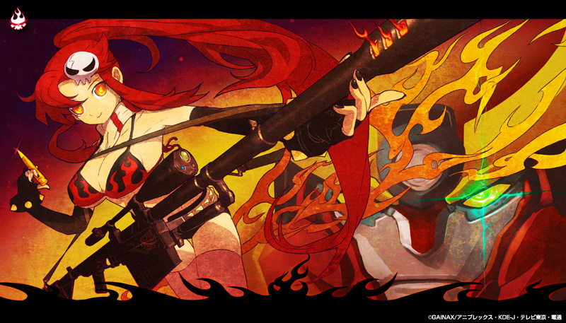 yoko littner (tengen toppa gurren lagann) drawn by huke