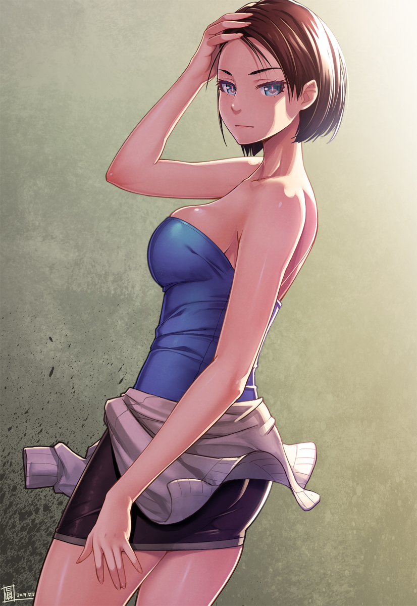 jill valentine (resident evil and 2 more) drawn by mahito