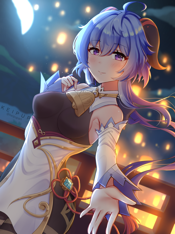 ganyu (genshin impact) drawn by keipup