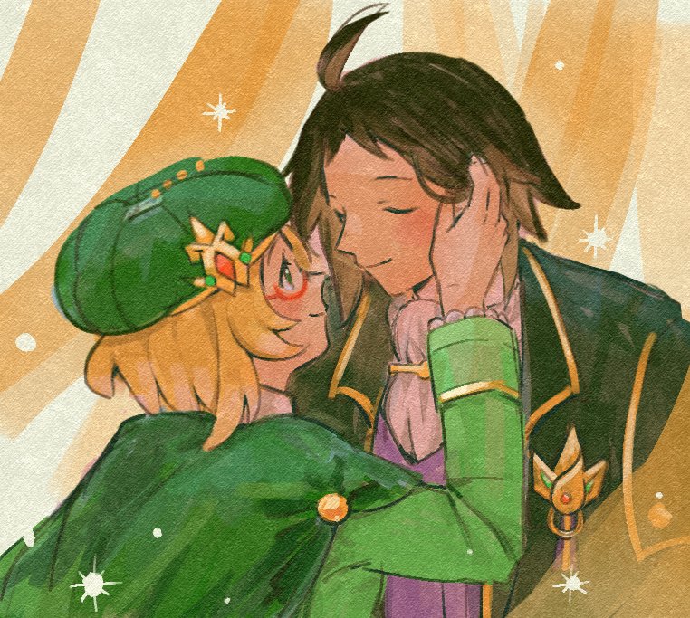 bianca and cheren (pokemon and 1 more) drawn by miiyokoe