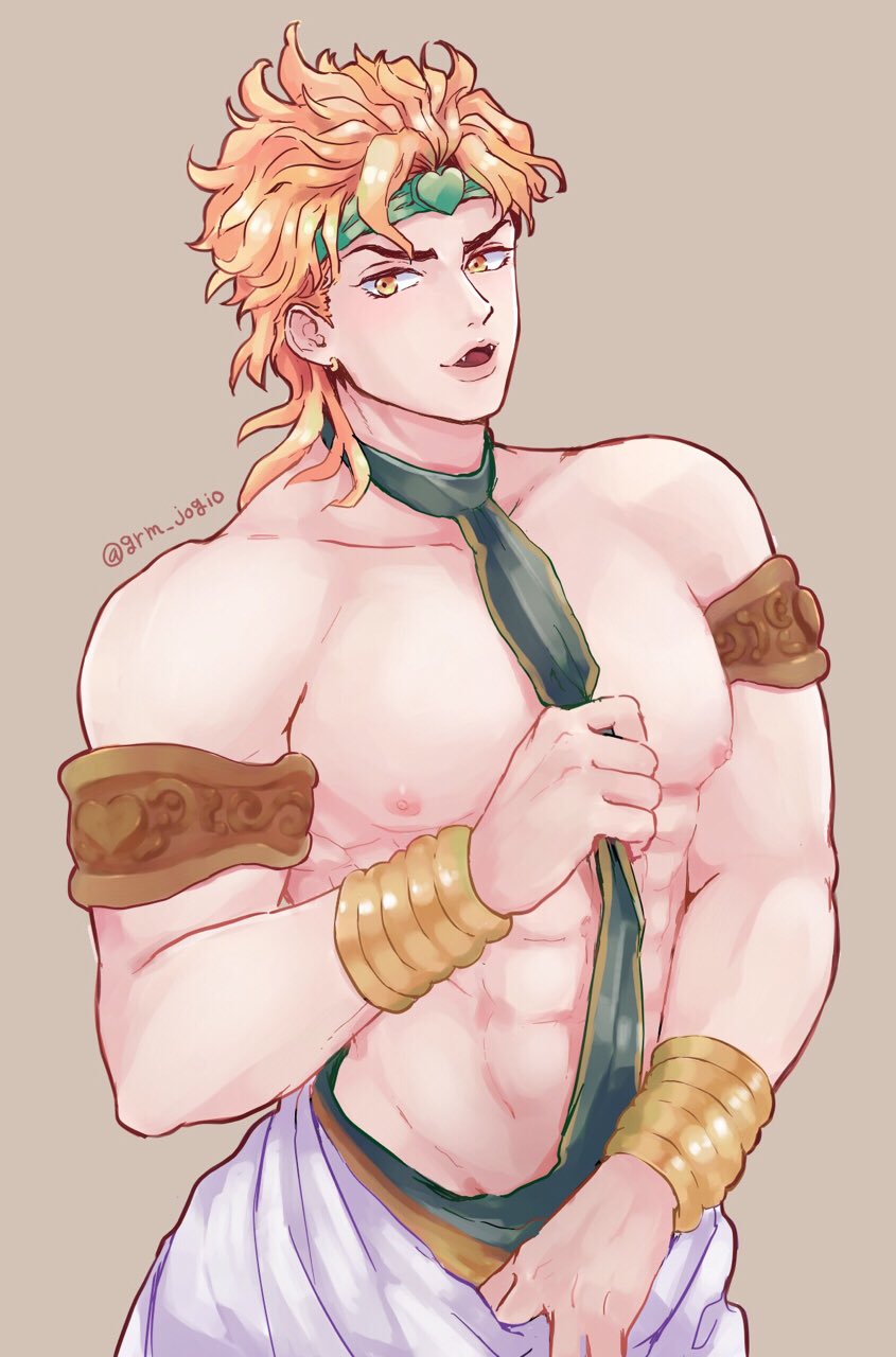 dio brando (jojo no kimyou na bouken and 1 more) drawn by grm_jogio