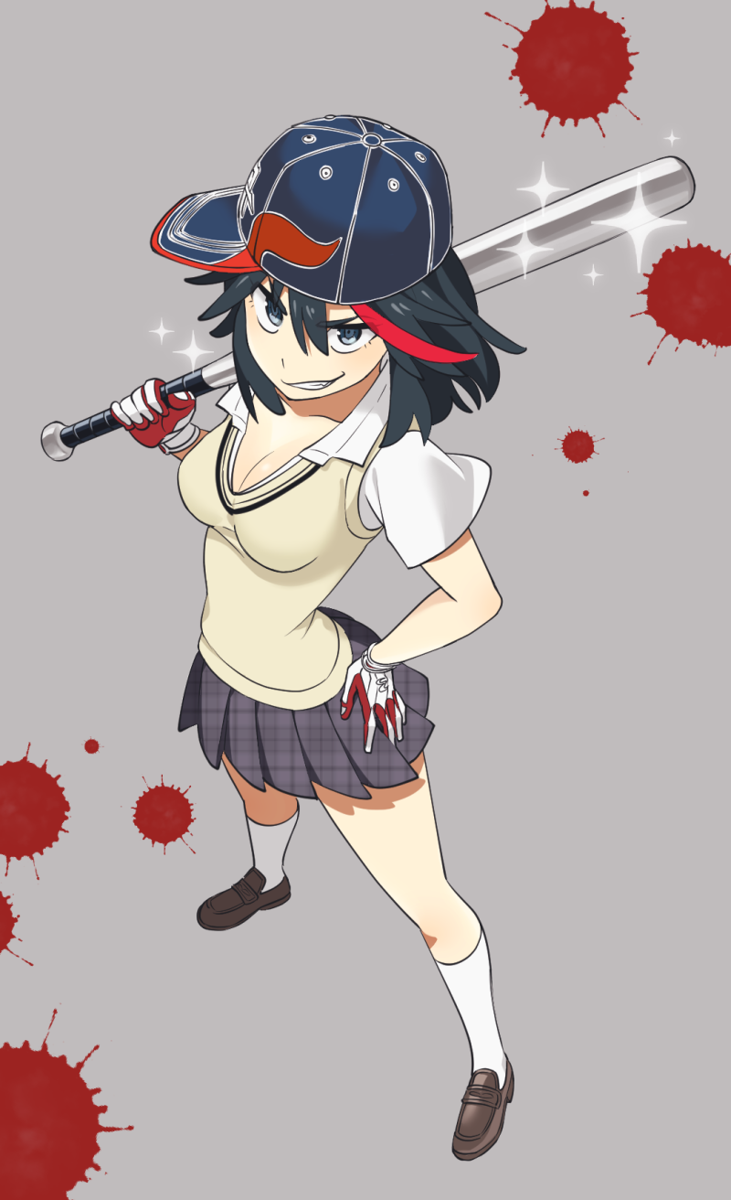 matoi ryuuko (kill la kill) drawn by o-nashi_neko