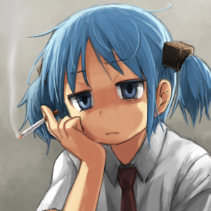 naganohara mio (nichijou) drawn by nishimura_(prism_engine)