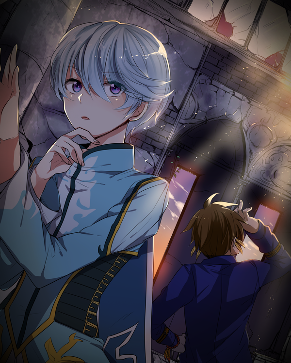 sorey and mikleo (tales of and 1 more) drawn by jamta