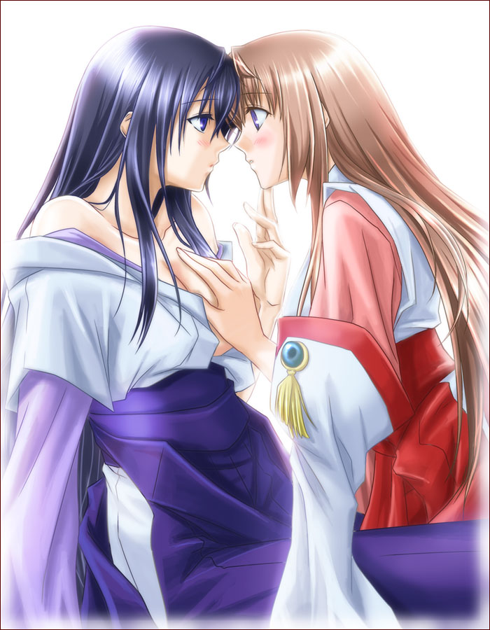 himemiya chikane and kurusugawa himeko (kannazuki no miko) drawn by fervent_idiot
