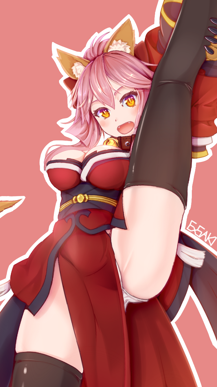 tamamo and tamamo cat (fate and 1 more) drawn by ex_saki