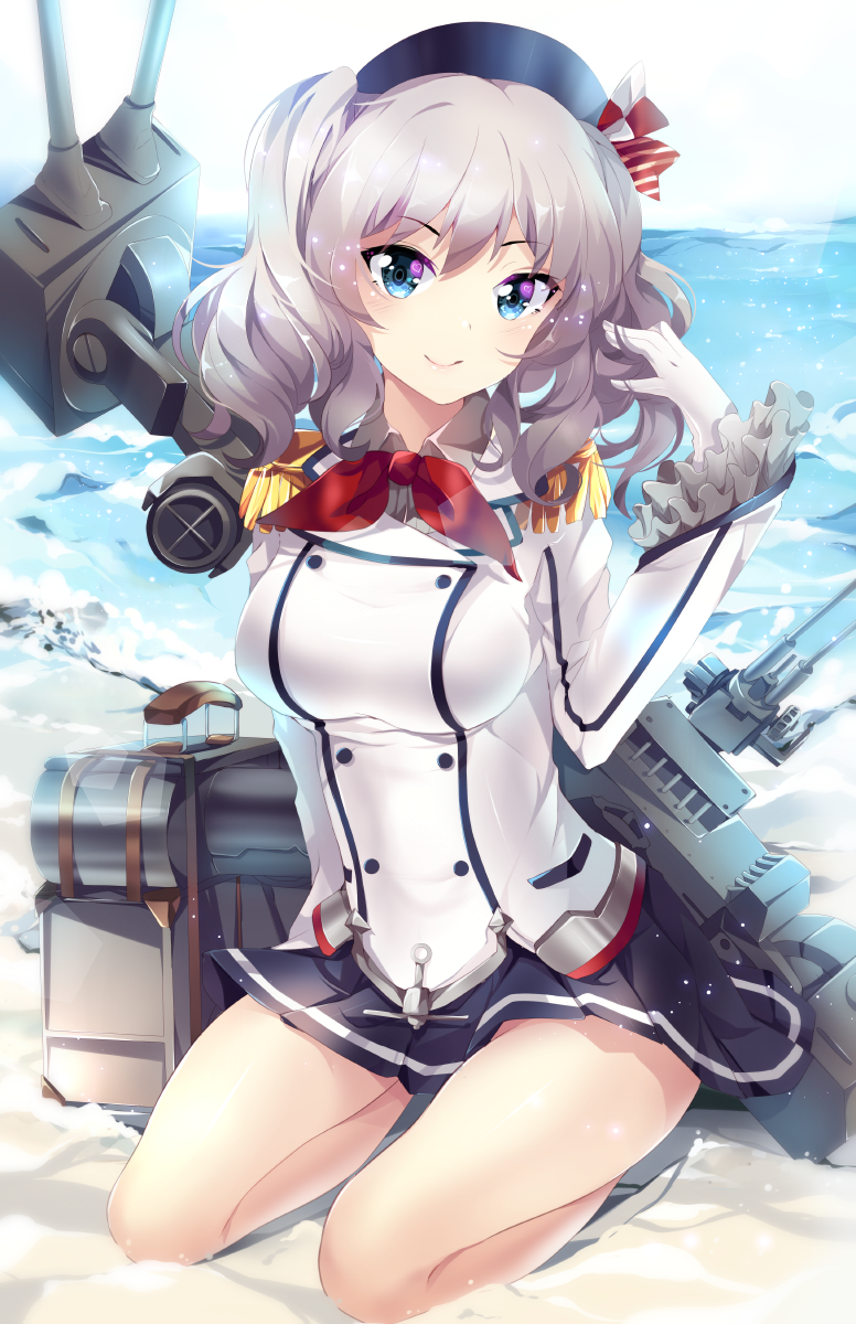 kashima (kantai collection) drawn by squchan