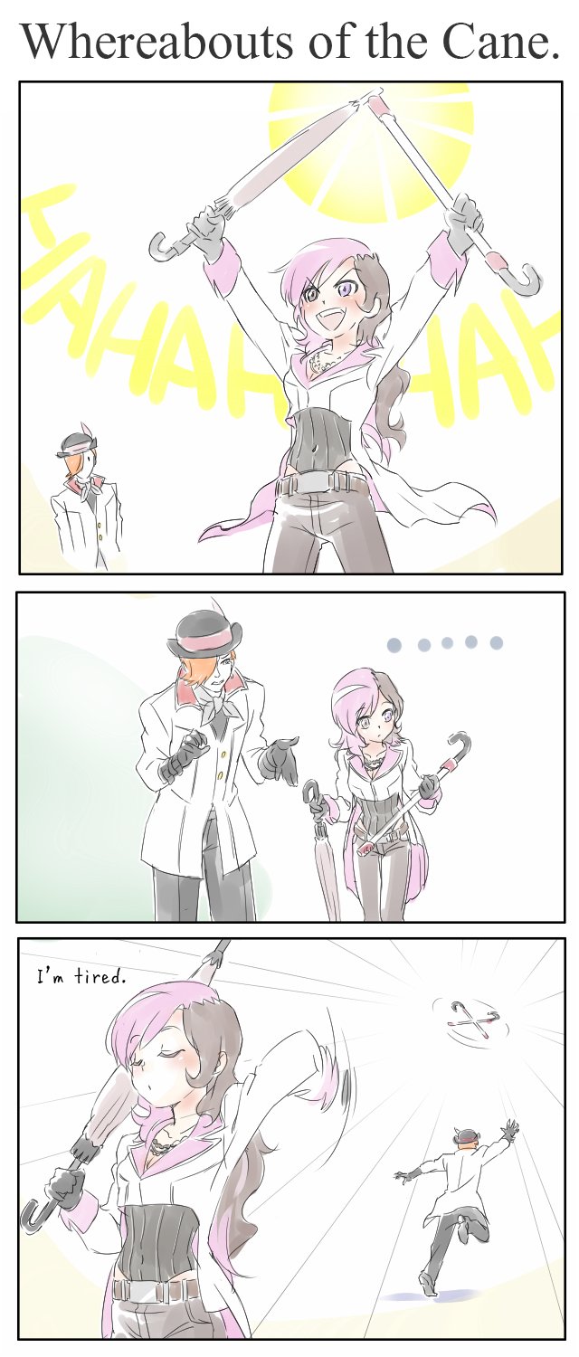 neopolitan and roman torchwick (rwby) drawn by iesupa