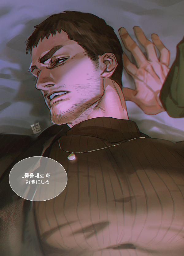 chris redfield and ethan winters (resident evil) drawn by gge_(gebback_dark)