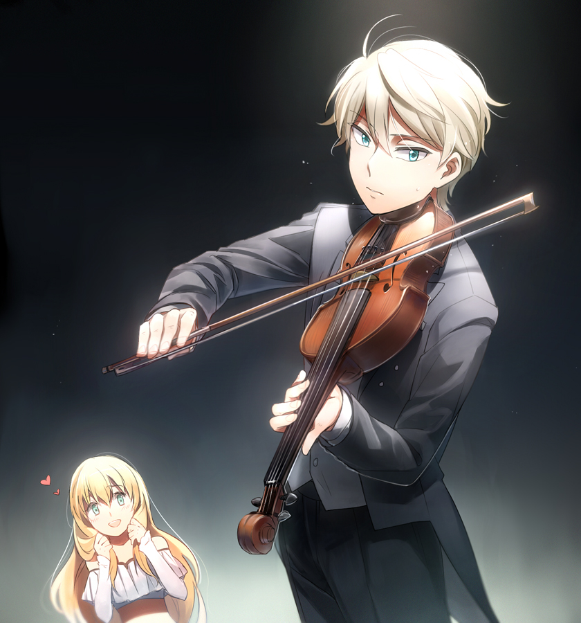slaine troyard and asseylum vers allusia (aldnoah.zero) drawn by aki_(neyuki41028)