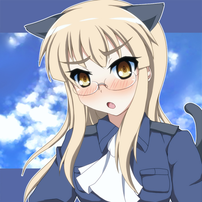 perrine h. clostermann (world witches series and 1 more) drawn by ikue_fuuji