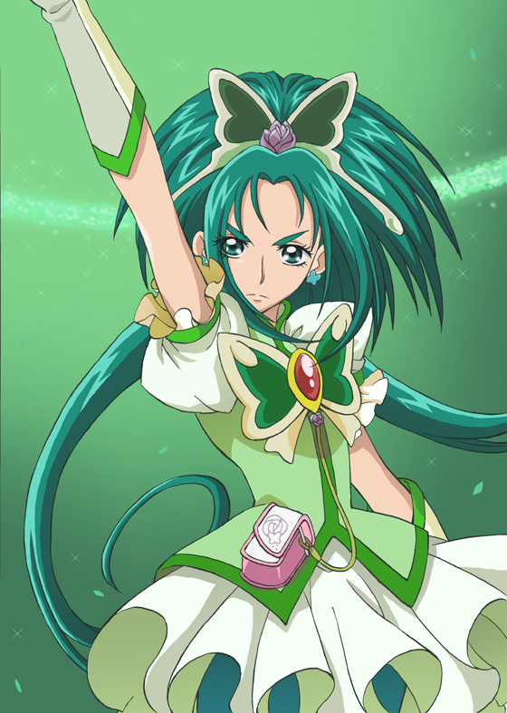 akimoto komachi and cure mint (precure and 1 more) drawn by tawashi_(tawashisan)