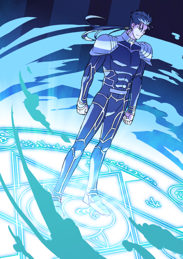 cu chulainn (fate and 1 more) drawn by kon_manatsu
