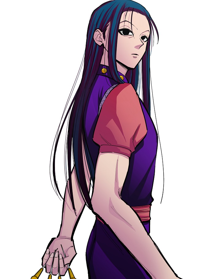 illumi zoldyck (hunter x hunter) drawn by green_(gurin)