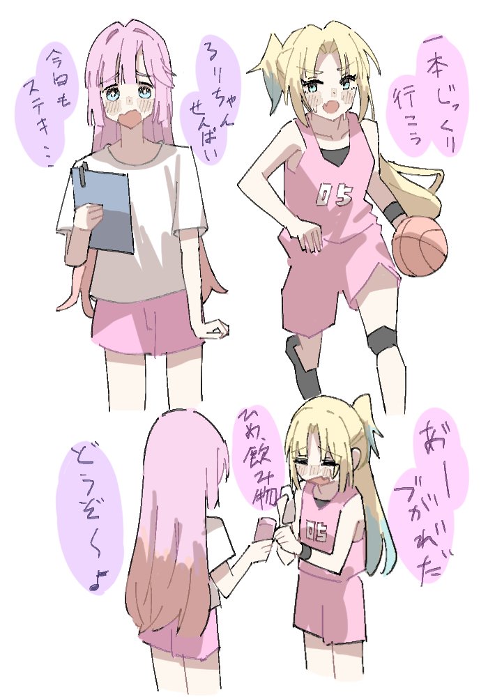 osawa rurino and anyoji hime (love live! and 1 more) drawn by s_(y7555128265305)