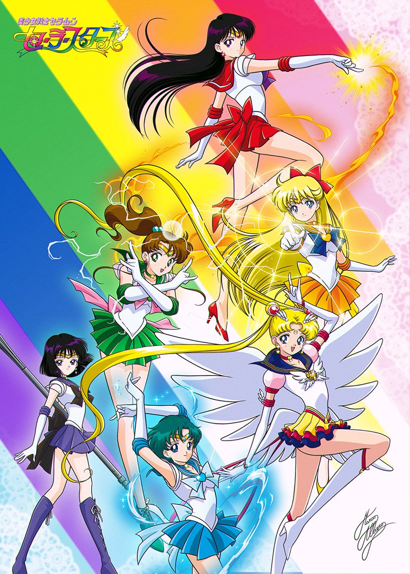 tsukino usagi, sailor moon, mizuno ami, aino minako, hino rei, and 13 more (bishoujo senshi sailor moon and 1 more) drawn by marco_albiero