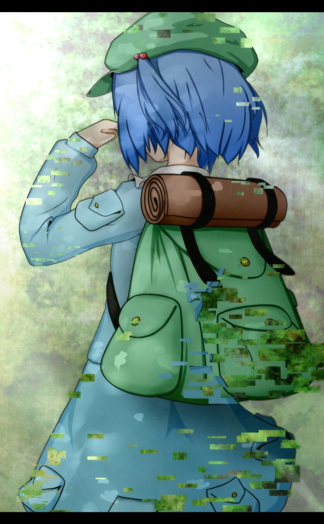 kawashiro nitori (touhou) drawn by takaha_(haiburijji)