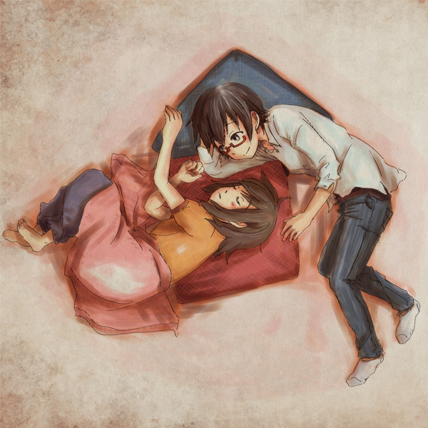 hirasawa yui and manabe nodoka (k-on!) drawn by bonjin