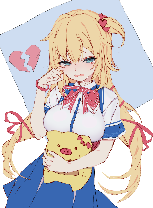 akai haato and haaton (hololive) drawn by izumi_sai
