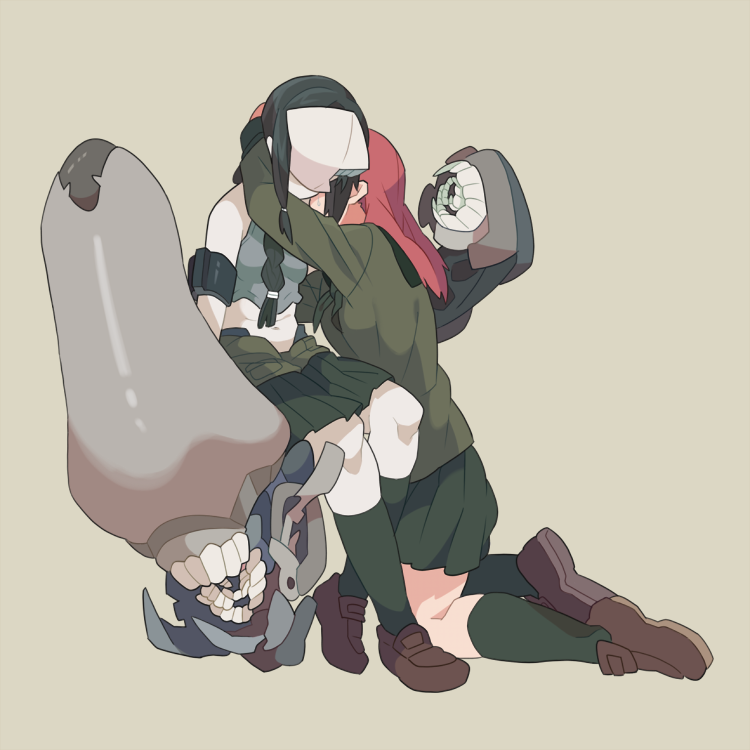 kitakami, ooi, and chi-class torpedo cruiser (kantai collection) drawn by emu_(eomou)