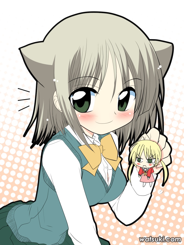 sanzen'in nagi and aizawa sakuya (hayate no gotoku!) drawn by watsuki_ayamo