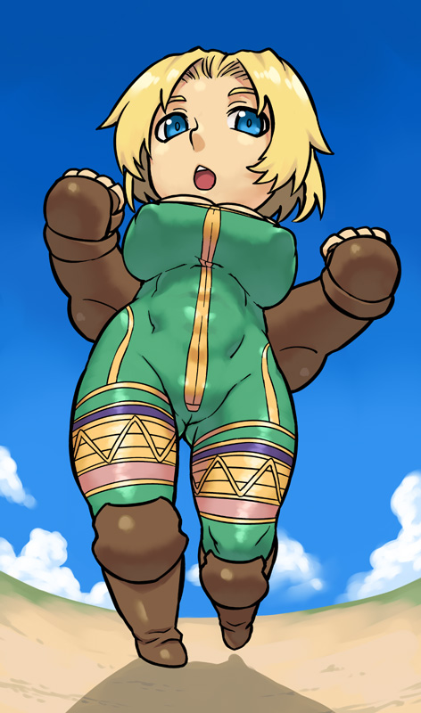 monk (final fantasy and 1 more) drawn by tsukudani_(coke-buta)