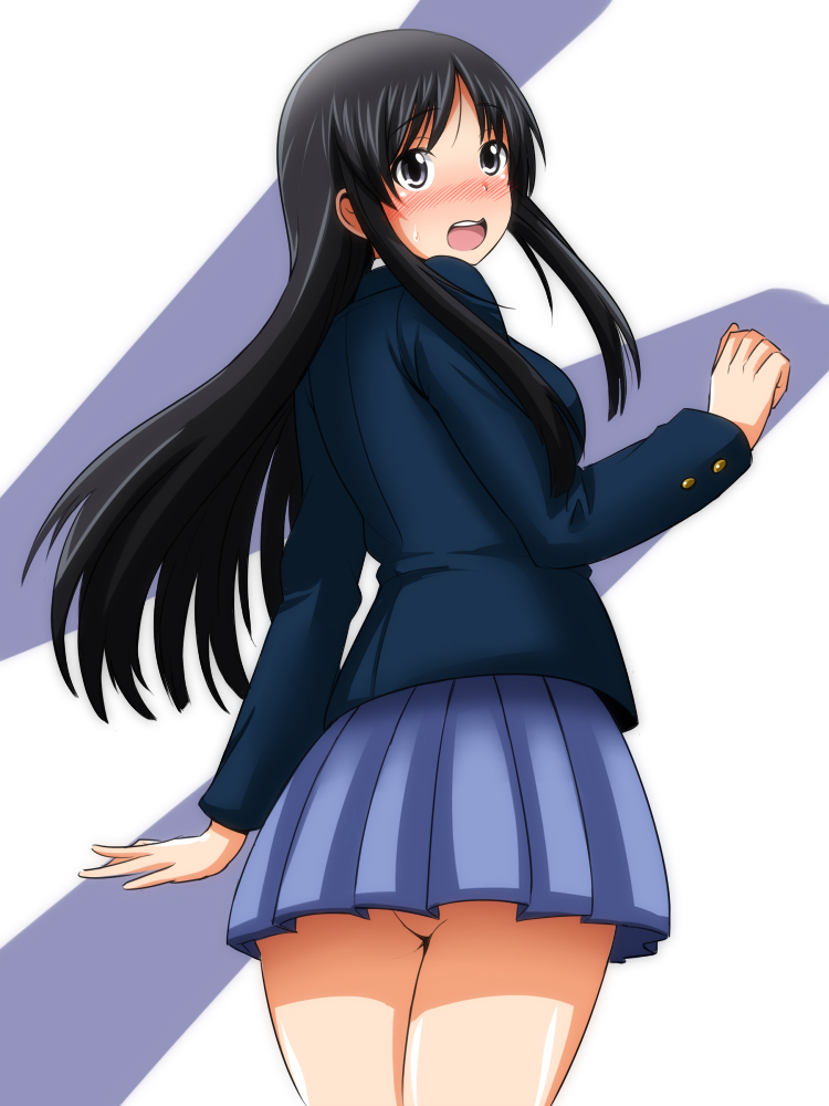 akiyama mio (k-on!) drawn by jean-louis_(yuasa_rengou)