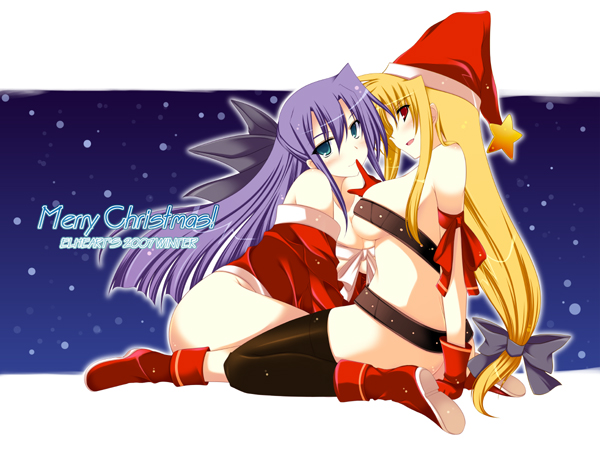 fate testarossa and ginga nakajima (lyrical nanoha and 1 more) drawn by ibuki_pon