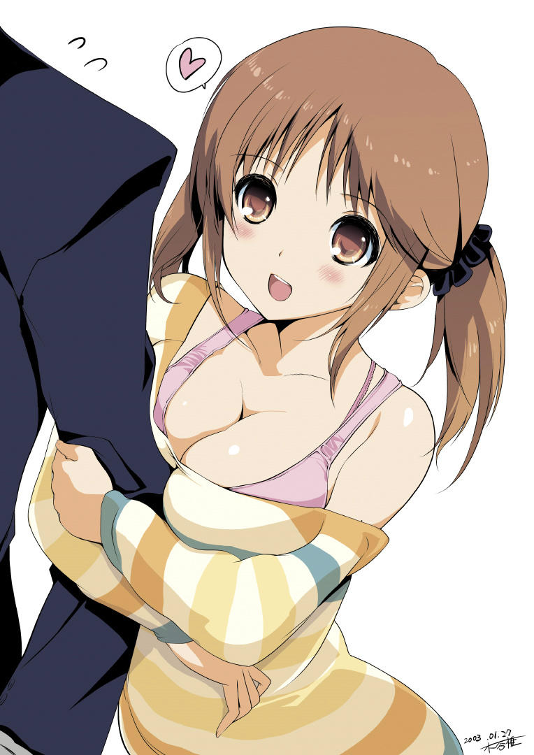producer and totoki airi (idolmaster and 1 more) drawn by kiya_shii