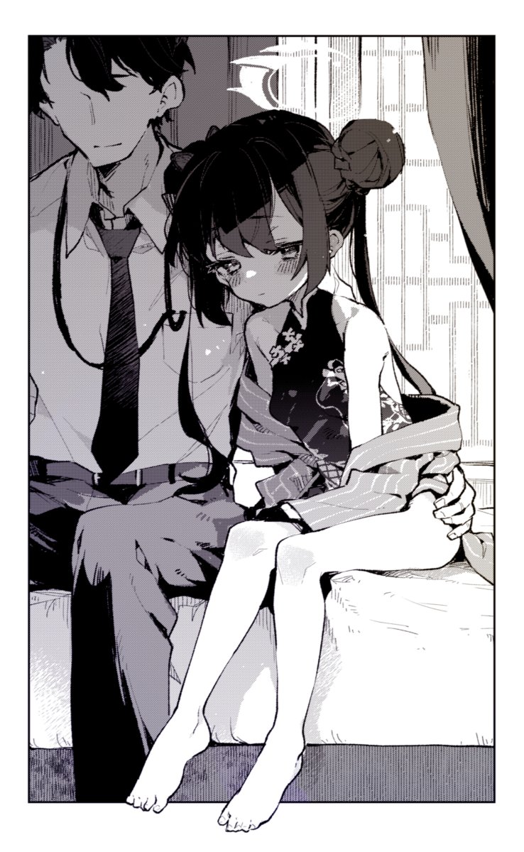 sensei and kisaki (blue archive) drawn by rimukoro
