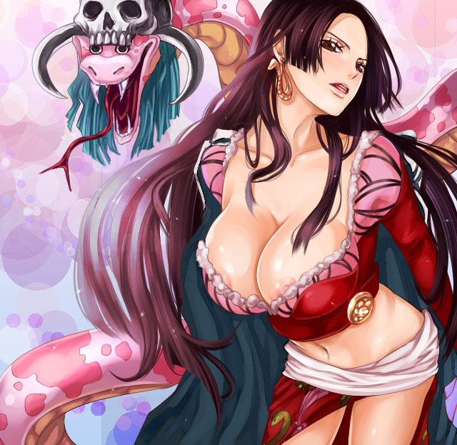 boa hancock and salome (one piece) drawn by furayu_(flayu)