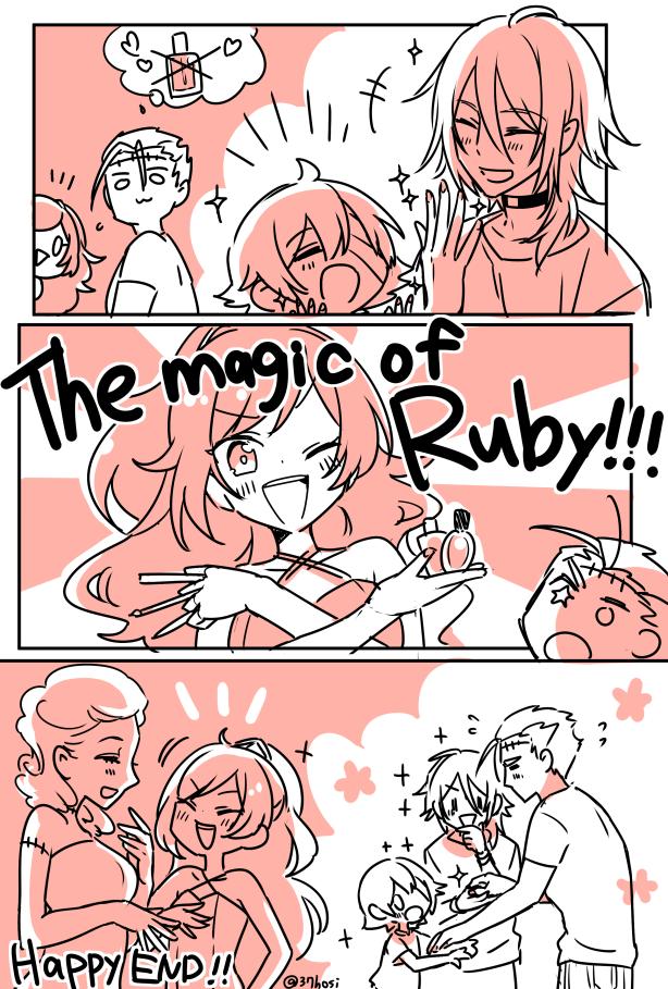 oliver, big al, yohioloid, sweet ann, and ruby (vocaloid) drawn by minahoshi_taichi