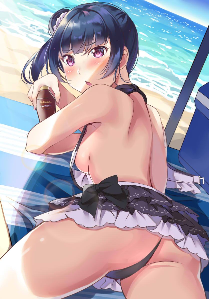 tsushima yoshiko (love live! and 1 more) drawn by tipii